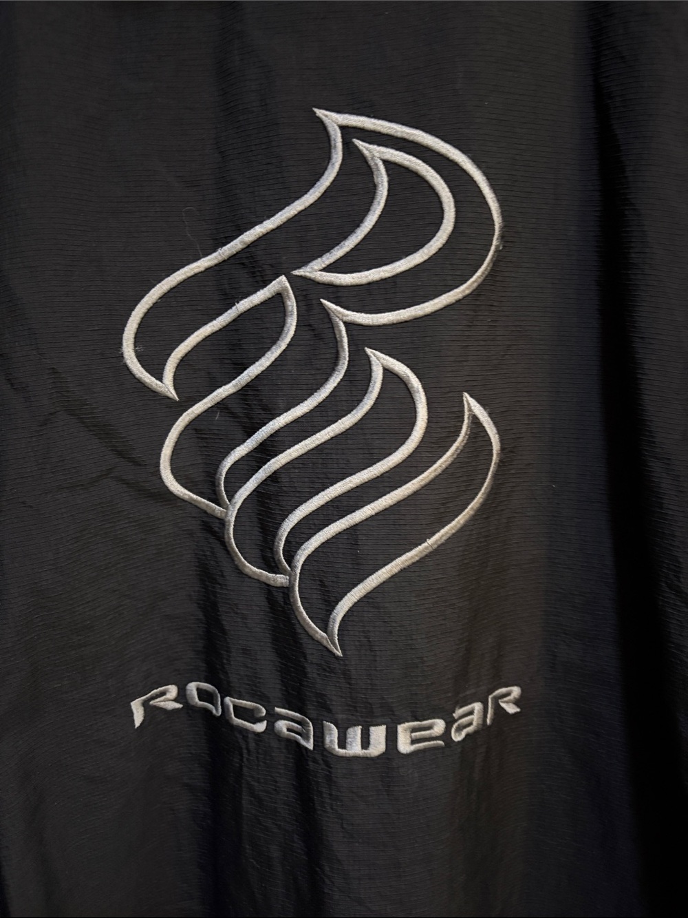 Rocawear Y2K Anorak Windbreaker Jacket Embroidered Logo XL HipHop Streetwear